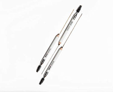 wet n wild Brow-Sessive Brow Pencil 9g- Dark Brown, Dual-Ended Eyebrow Pencil with Spoolie Brush for Thin and Thick Eyebrows, Natural Look Formula, Buildable Color Definition